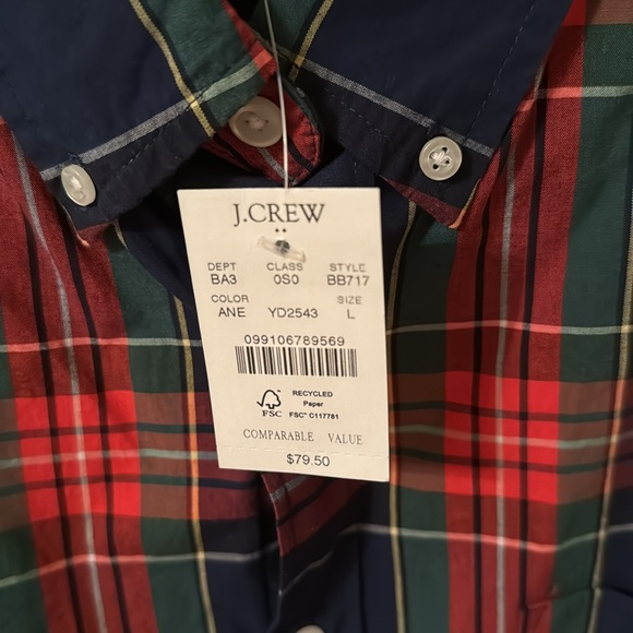 NWT J. Crew Factory Men’s Shirt! - Picture 4 of 15